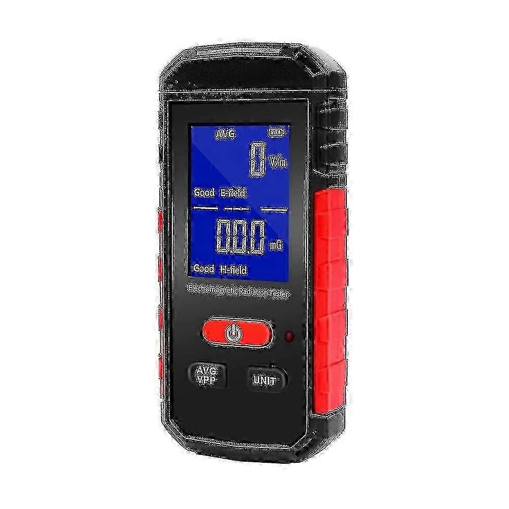 Rechargeable Digital EMF Meter, Electromagnetic Radiation Detector, Electric/Magnetic Field Tester