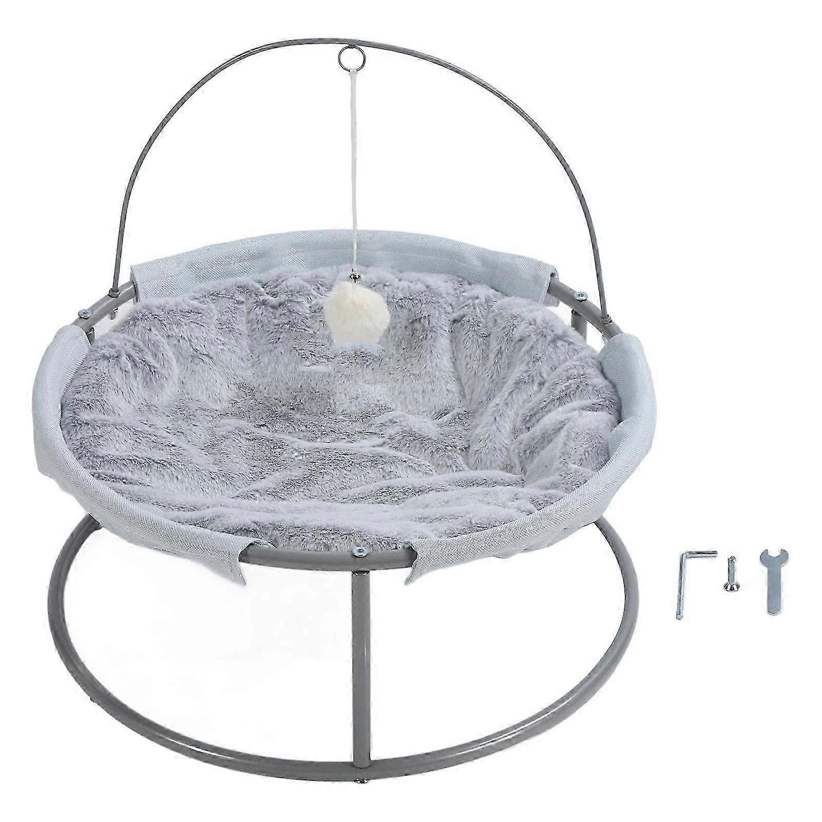 2025 Elevated Cat Hammock Foldable Removable Cat Hammock Bed Spacious Cat Sleeping Bed for Four Seasons