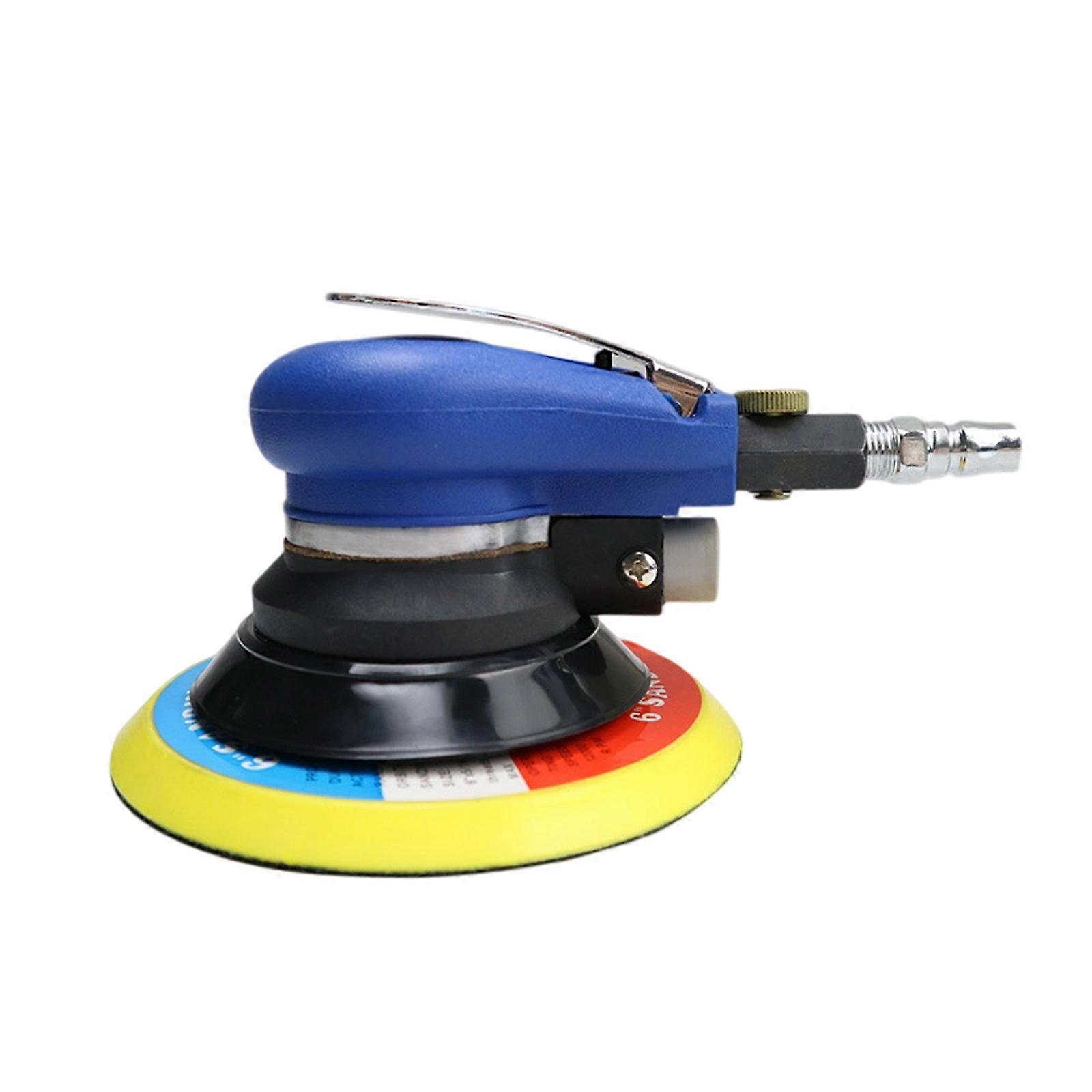 Multi Functional Air Sander Compact Design 5 Inch and 6 Inch Disc Options Compact Air Polishing Tool for Accuracy Work Multicolor