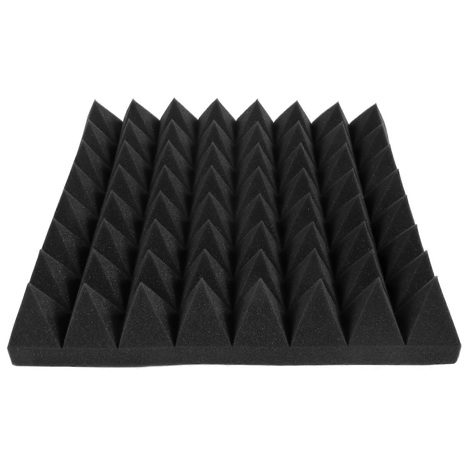 Pyramid Acoustic Foam Thickened Effectively Noise Reduction Sound Absorbing Foam Acoustic Panel for Recording Studio