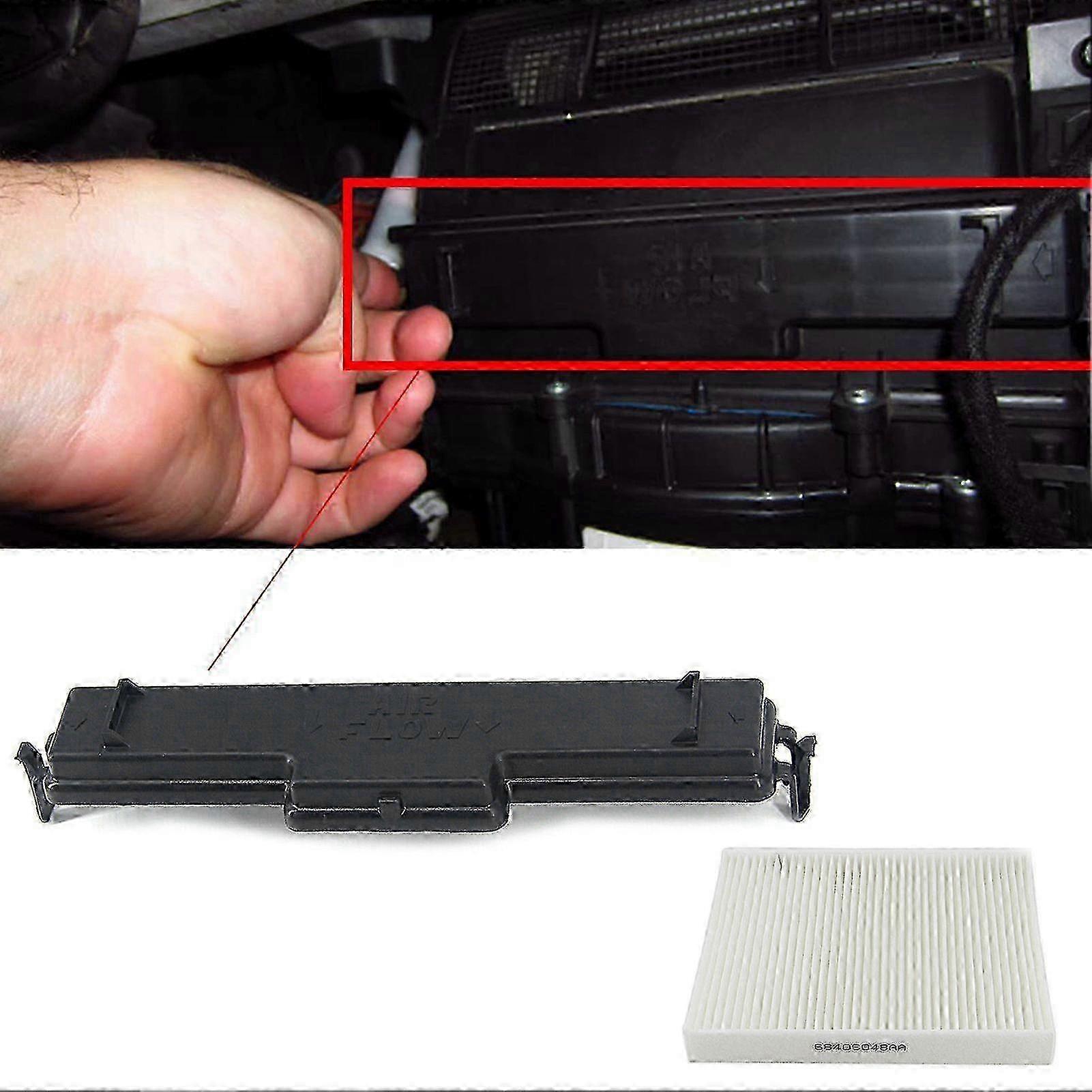 Cabin Air Filter Kit, Air Conditioning Filter and Access Door Set Replacement for Dodge Ram 1500 68406048AA