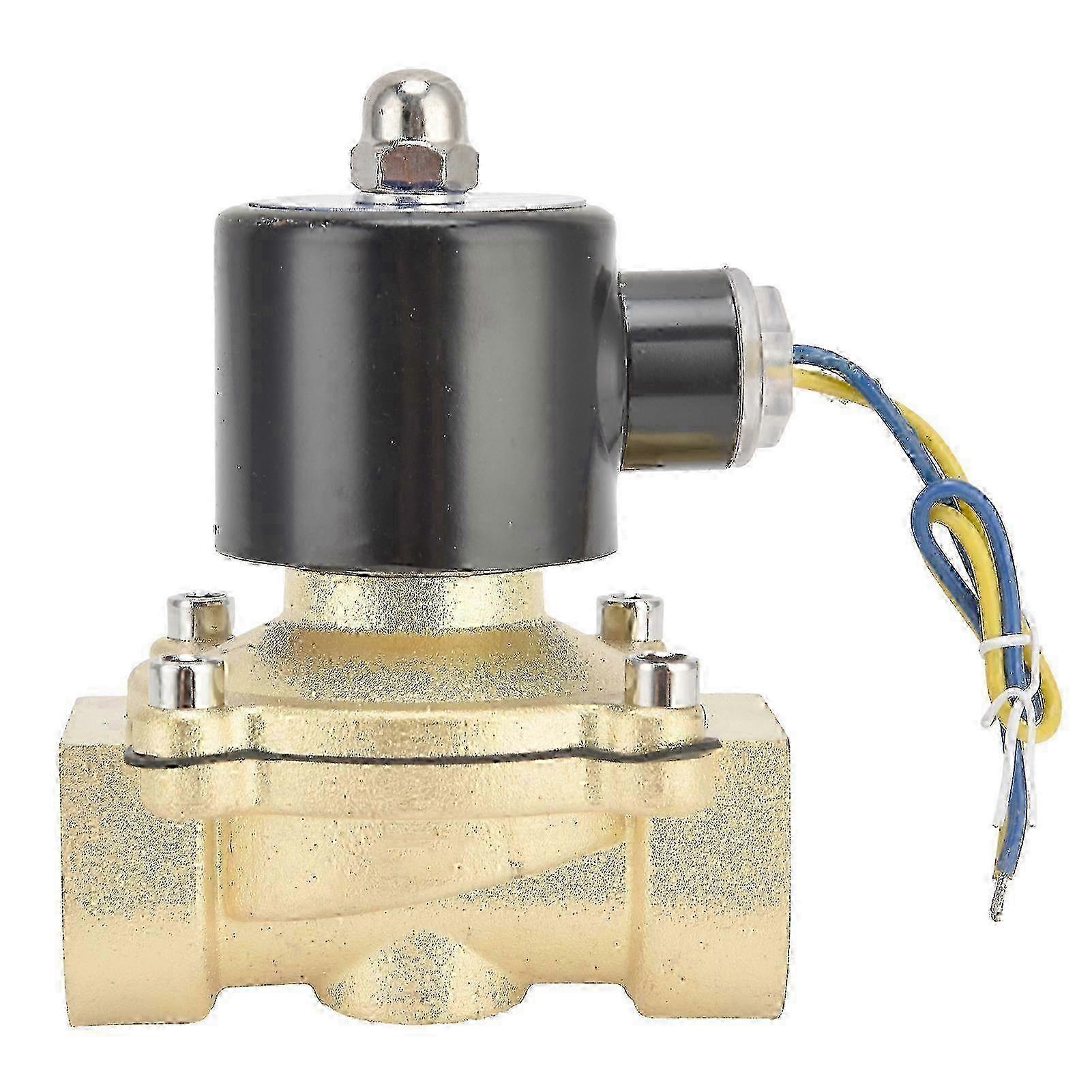 mm Normally Closed Brass Diaphragm Valve with Direct Acting Controlling Device, 220V AC, for General Use