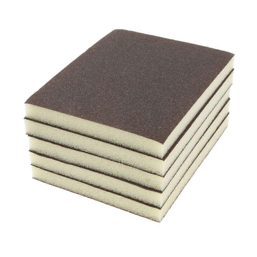 pieces sponge / medium grit sanding sponge gray small polishing surface, 100 grit