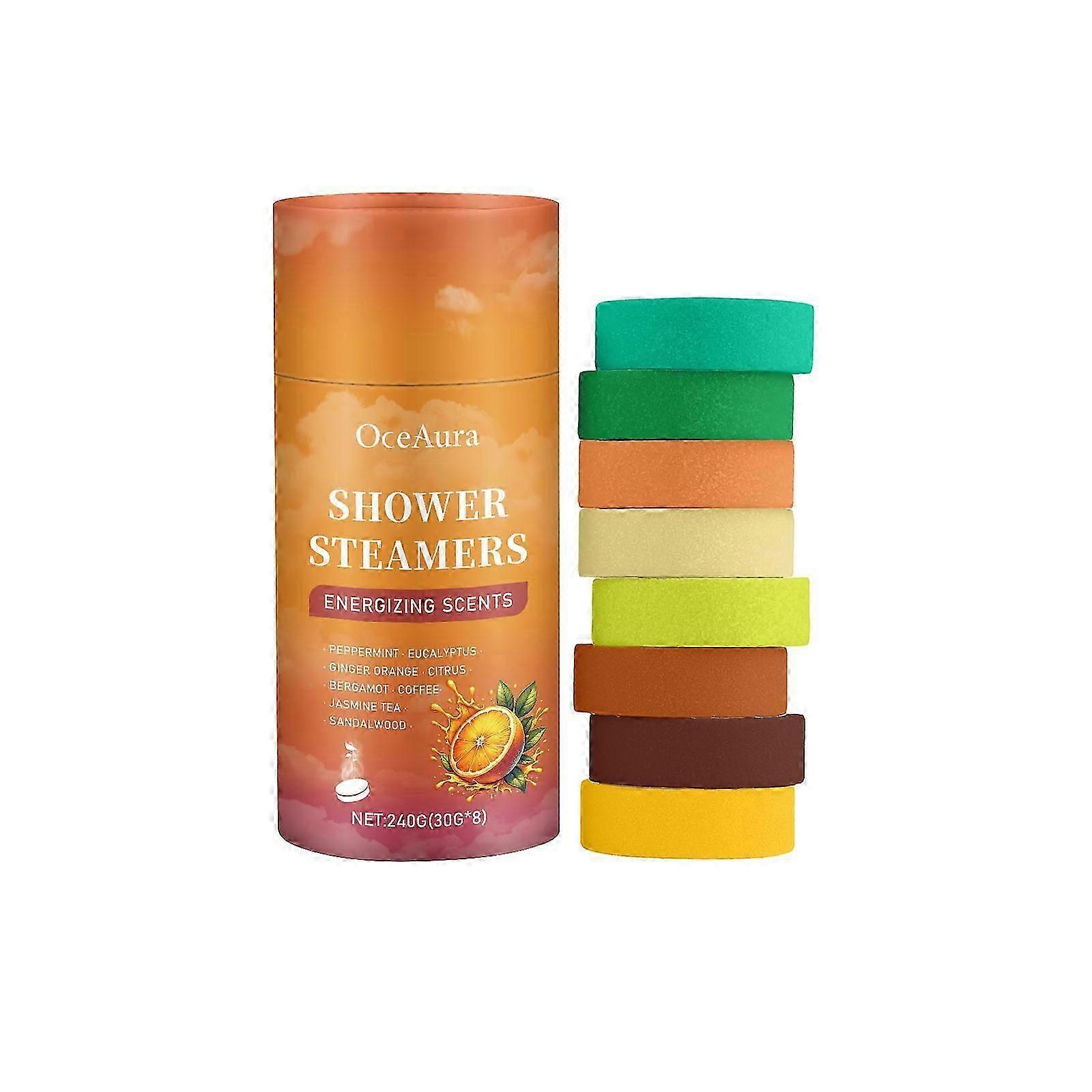 Aromatherapy Shower Tablets - Long-Lasting Fragrance Body Cleanser for Relaxing, Invigorating , Mood-Enhancing Spa-Like Shower Experience