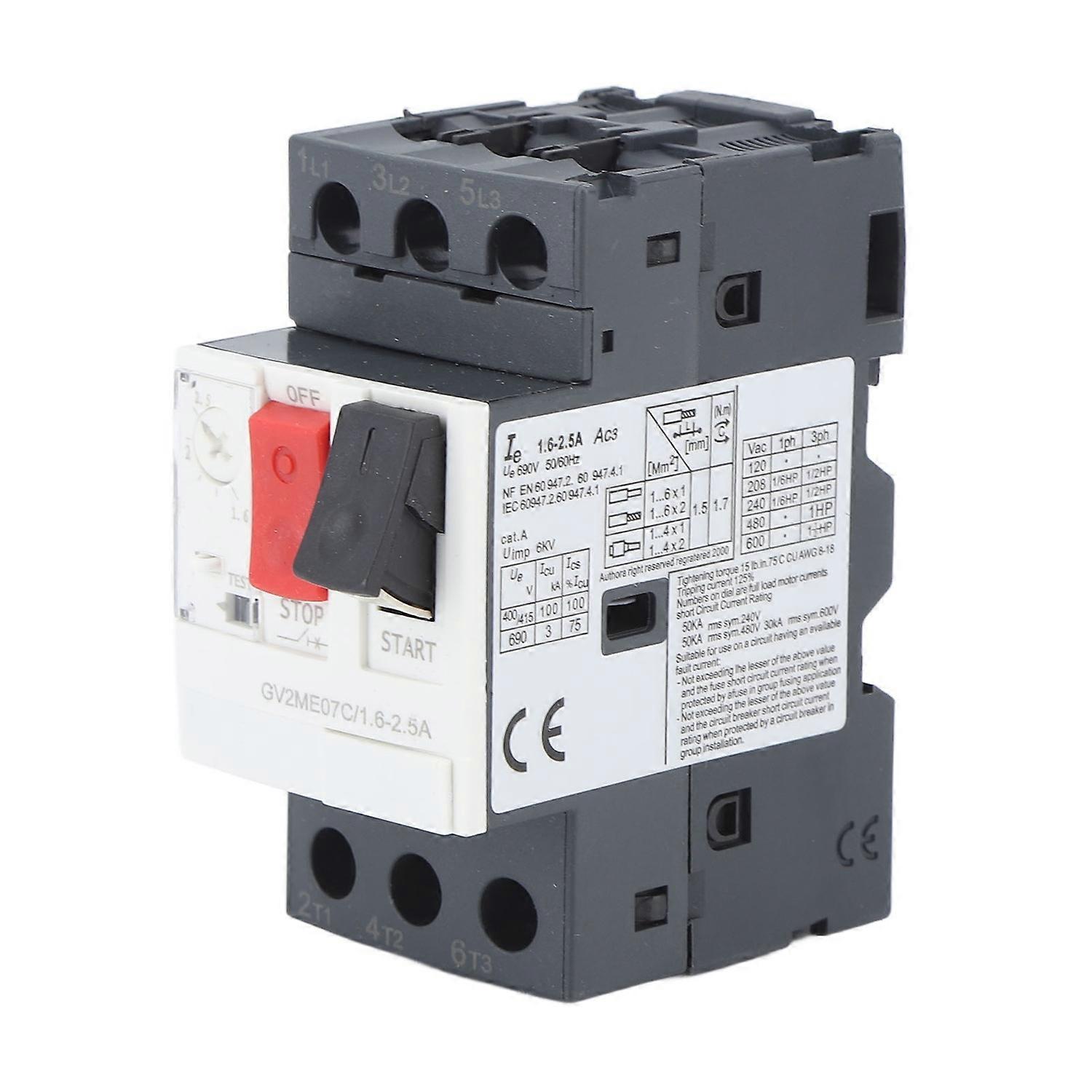 Motor Circuit Breaker Overload Short Circuit Protection Motor Starter Protection Switch AC690V GV2 M