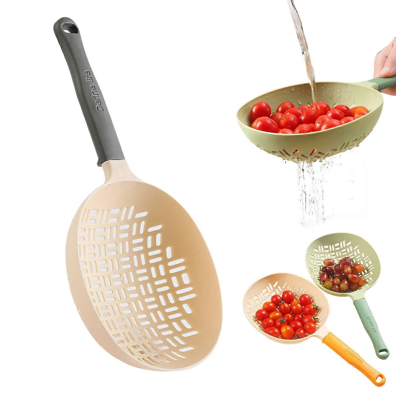 Uclet Strainers Scoop Plus Colander Spoon Drainer/Strainer Scoop Drain And Dishwasher