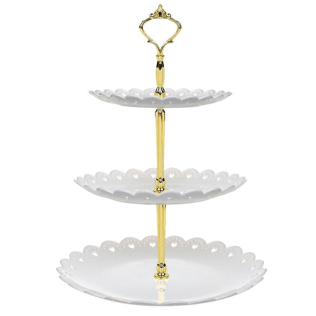Baking Utensils 3-Tier Cupcake Stand Cake Dessert Wedding Event Party Display Tower Plate New