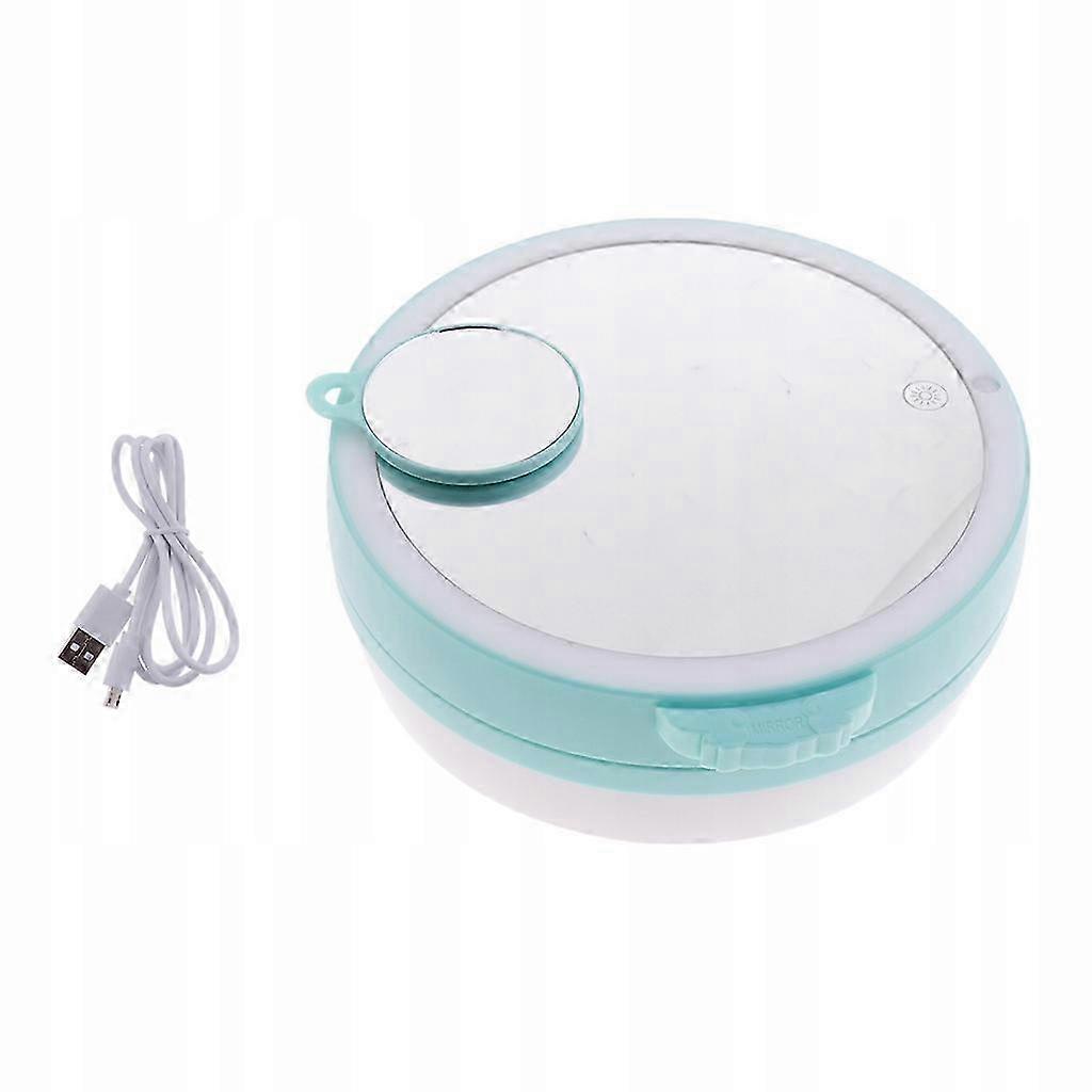 Portable Makeup Cosmetic Mirror Led 3x Magnifying