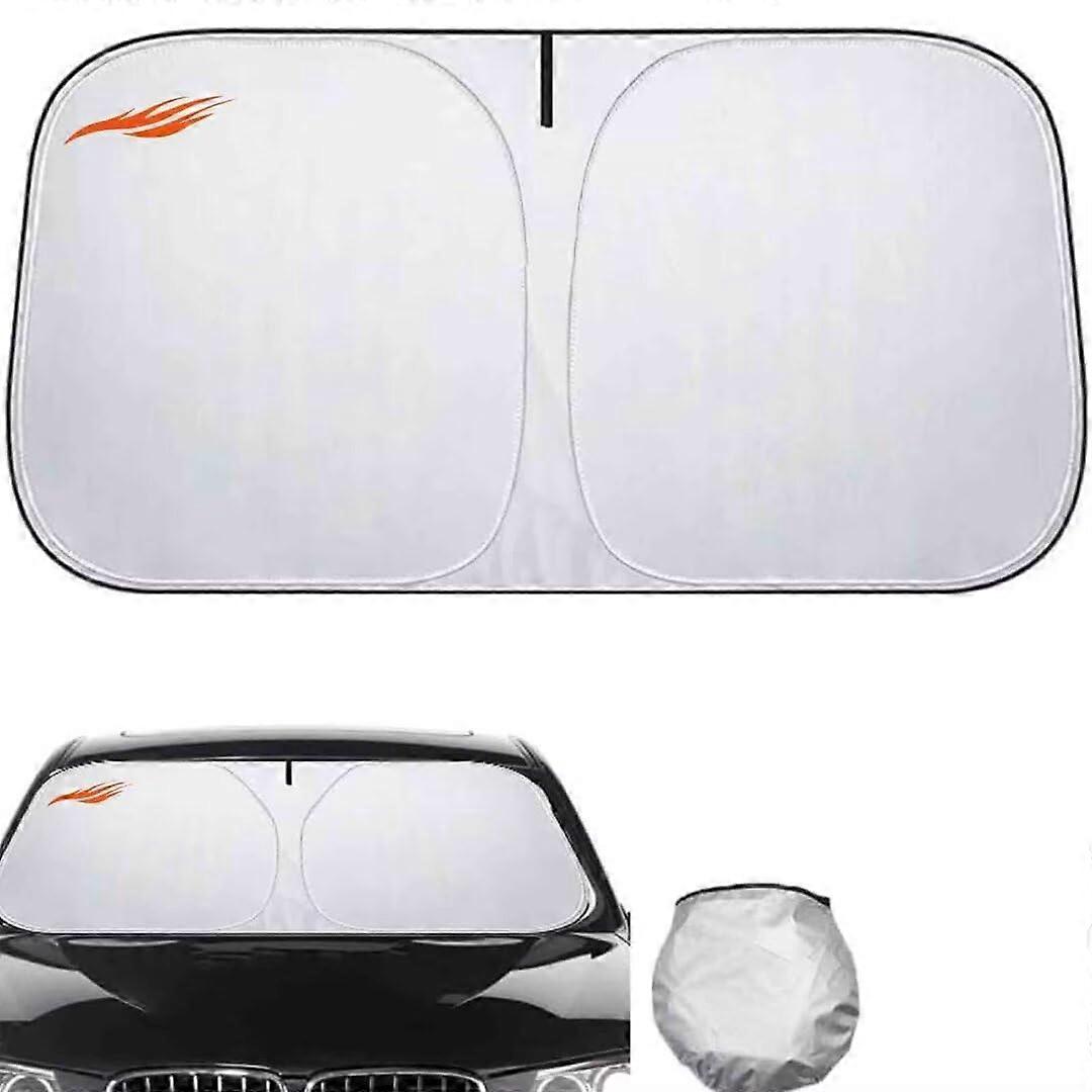 Windscreen Sun Shade Compatible With Regular Cab 20042013, Car Windshield Sun Visor, Silver