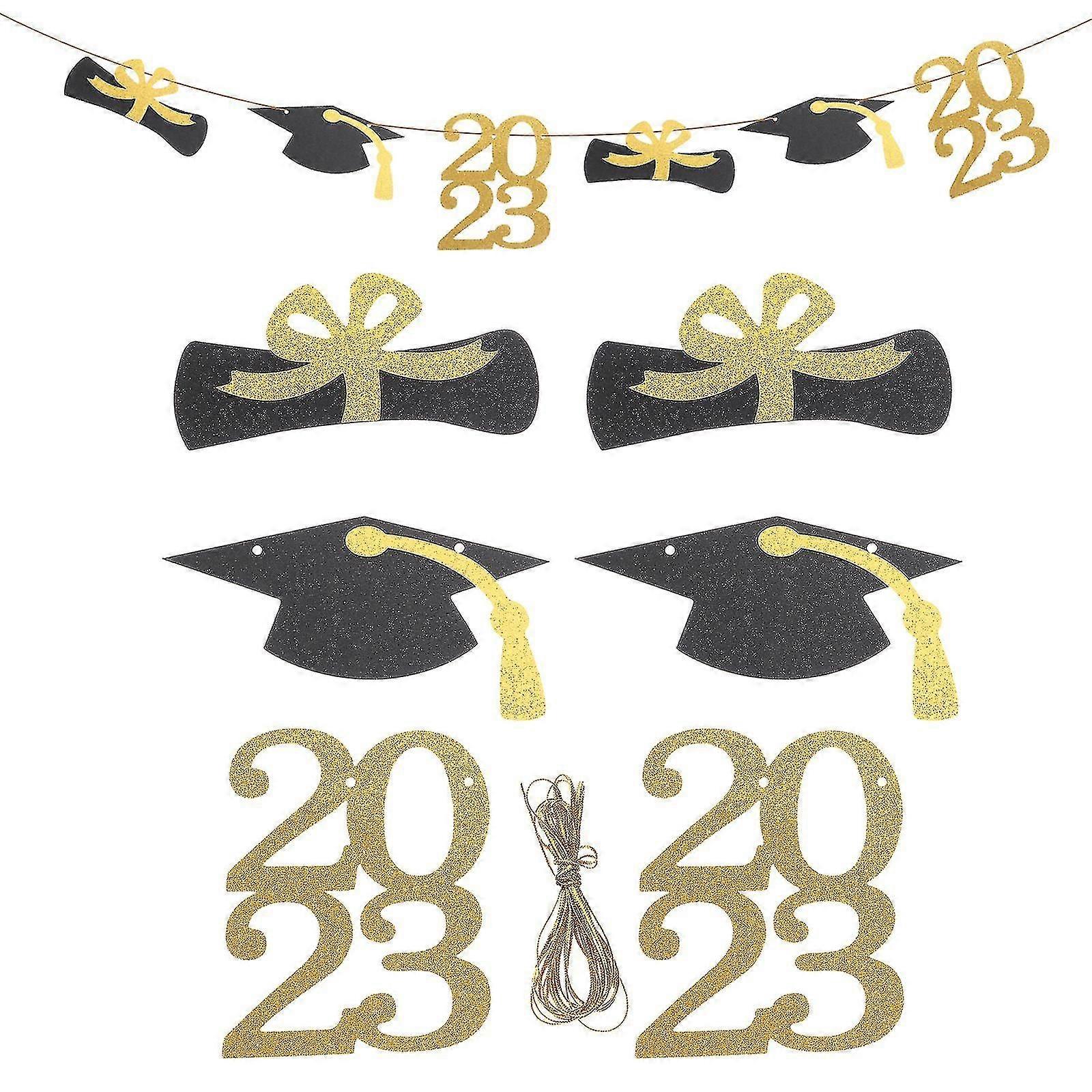 شنقا ديكور الجدار حفل التخرج كشك الصور الدعائم فئة الخريجين 2023 2023 لوازم حزب غراد