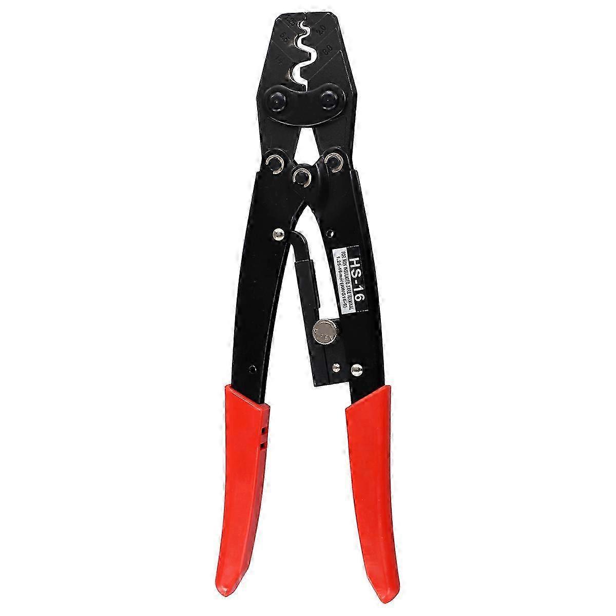 HS-16 Crimper Plier Ratchet Type Bare Terminal Crimping