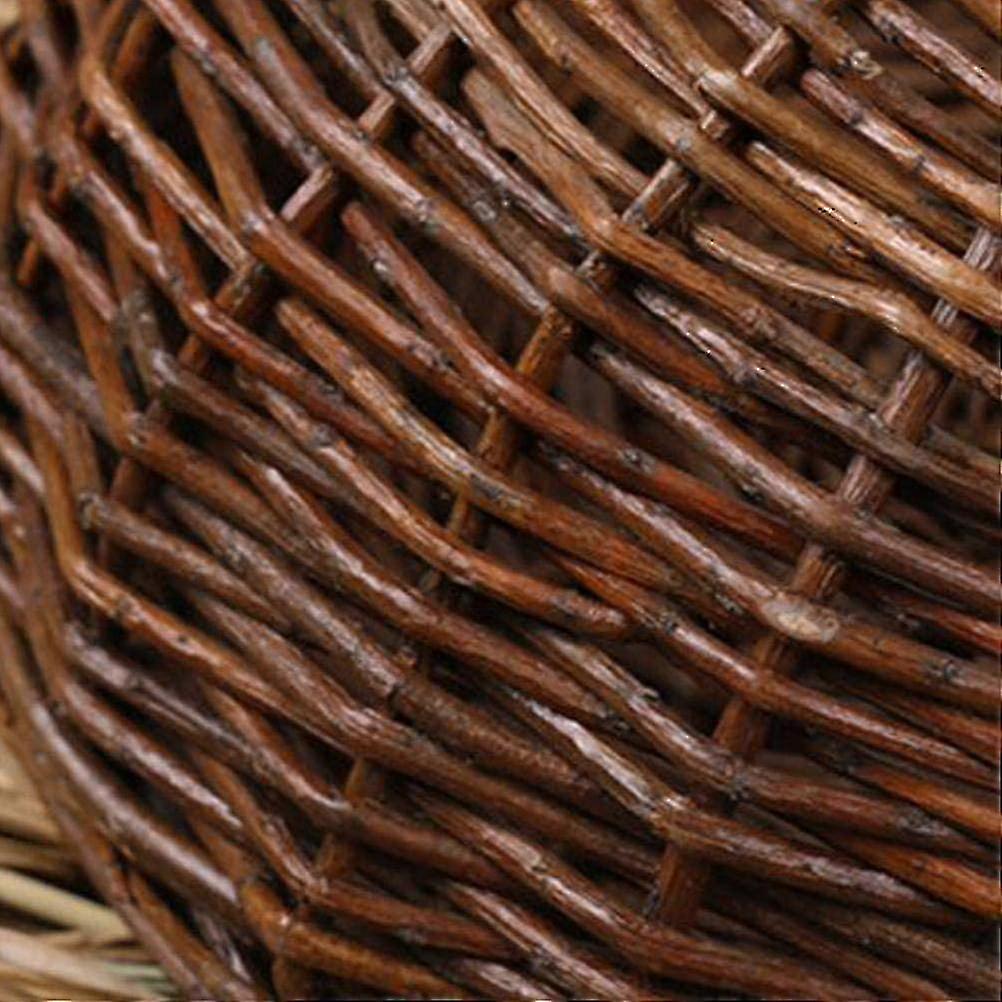 手作りの織り壁の装飾、すべての部屋のための用途の広い植物ホルダー、耐久性のある装飾容器、ホームガーデンバルコニーのための素朴なスタイルのギフトのアイデア