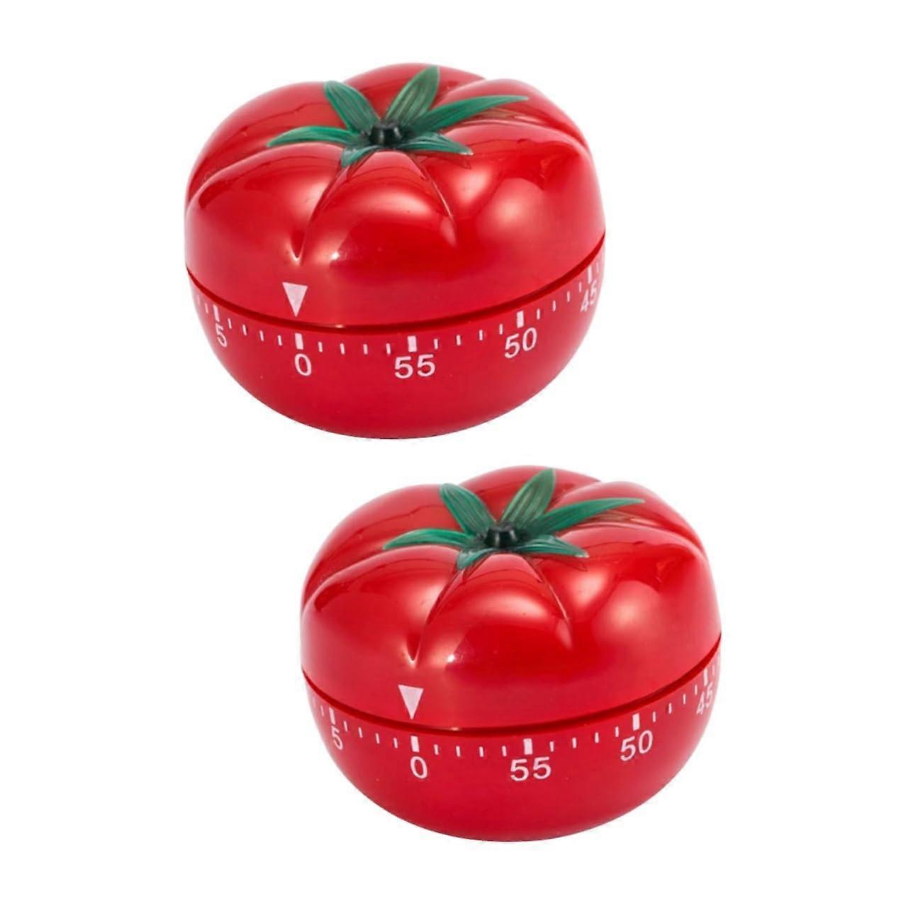 2 Pack Digital Kitchen Timer with Alarm and Wind Up Function for Cooking, Study, Home