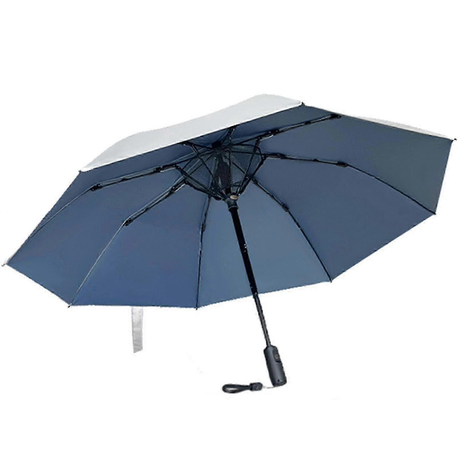 3.1 Umbrellas With Cooling Fan And Uv Protection Ideal For Summer Shade And Rainy Days