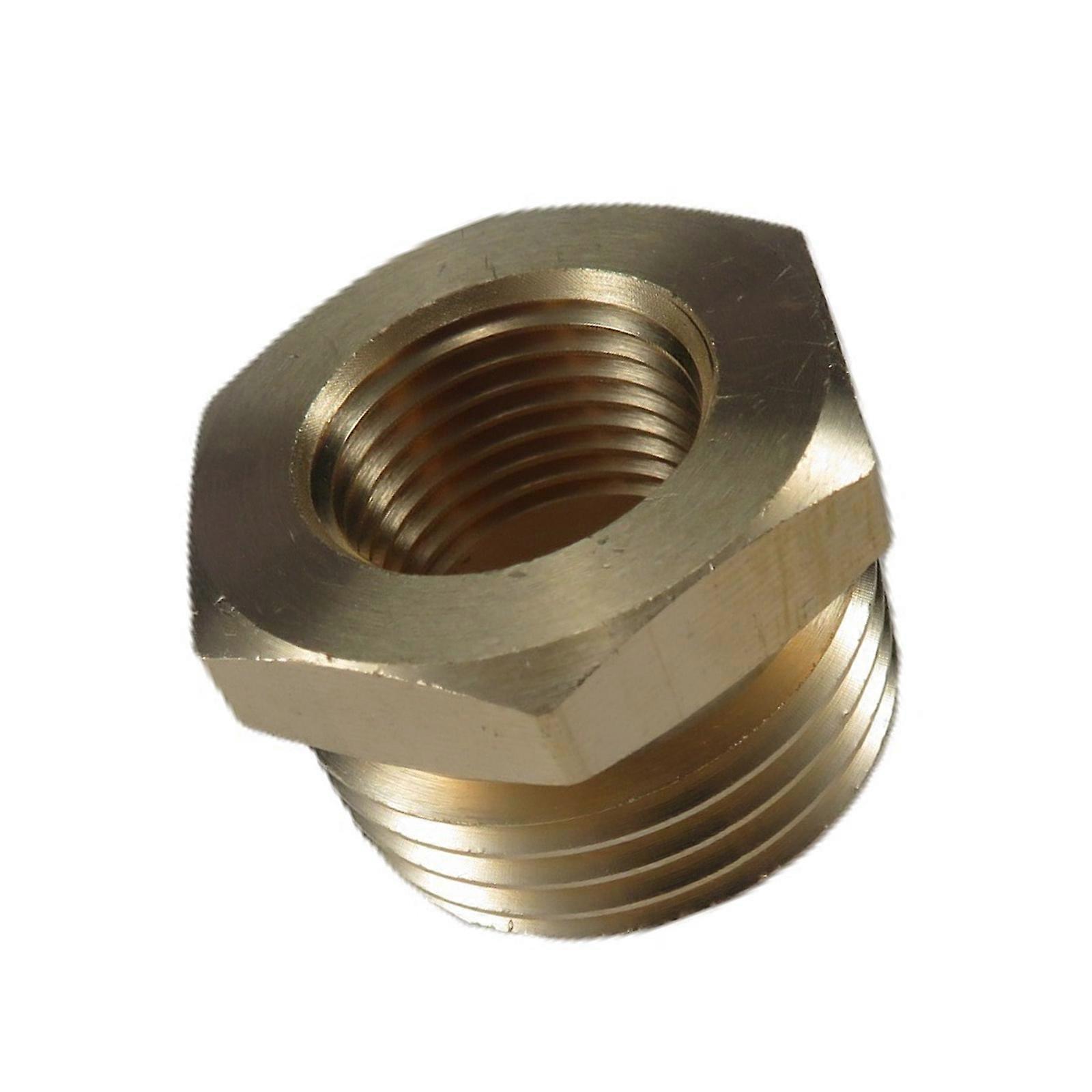 Tool Less Installation 3/8 NPT To 3/4 GHT Copper Water Connector Universal Pipe Adapter with Leak Prevention for Home Multicolor