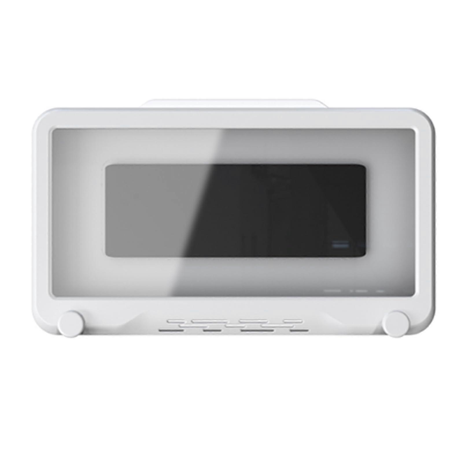 Rotatable Waterproof Walls for Bathrooms and Toilets, No Drilling Design, White Color, Compatible with Various Spaces