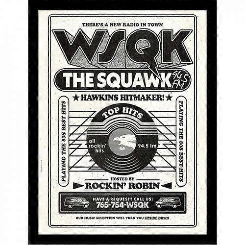 Stranger Things 5 Top Hits Framed Poster