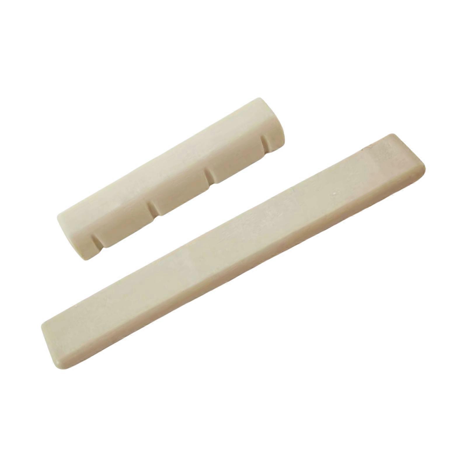 Gitarrställssadlar med mutter Tillbehör för akustiska gitarrer Plast Stålstruktur för högerhänta 6-strängade instrument Flerfärgad