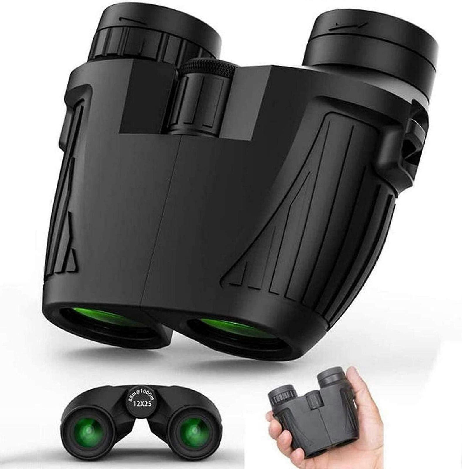 Portable Monocular Spotting Scope 12x25 Prism with Clear Low Light Vision for Adults