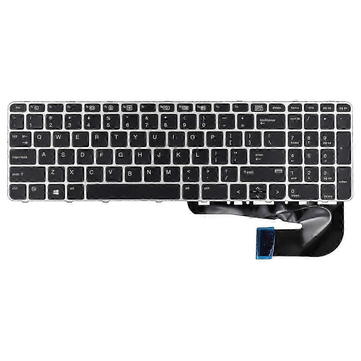Keyboard for EliteBook 755 G3 850 G3 850 G4 ZBook 15u G3 G4 No Backlit No Pointing Silver Frame hk
