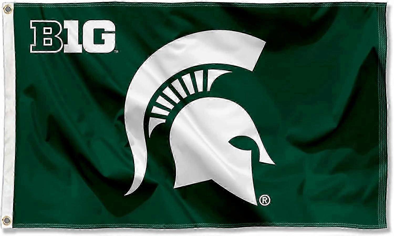 MSU Spartans Big 10 Flag Mode A-3385