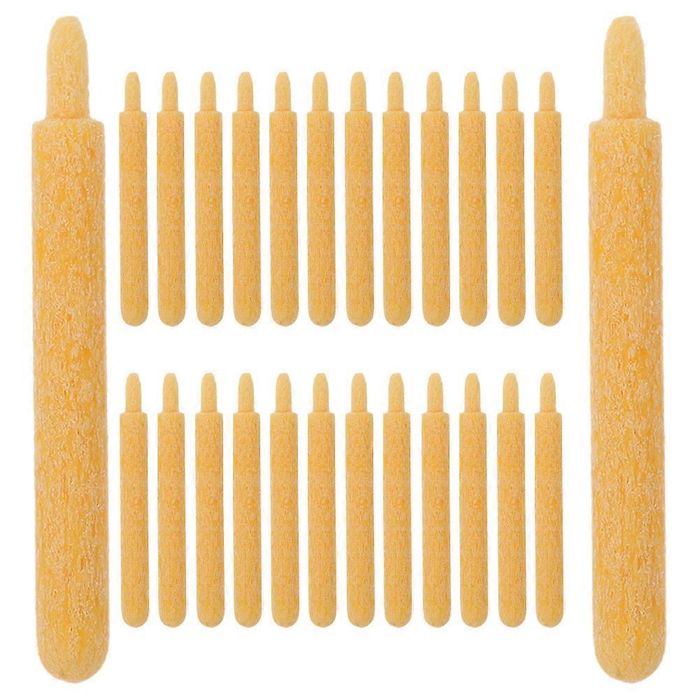 Yellow Paint Marker Nibs Refillable Smooth Writing Durable For Students Artists Office Workers 1.06X0.12X0.12In 30Pcs
