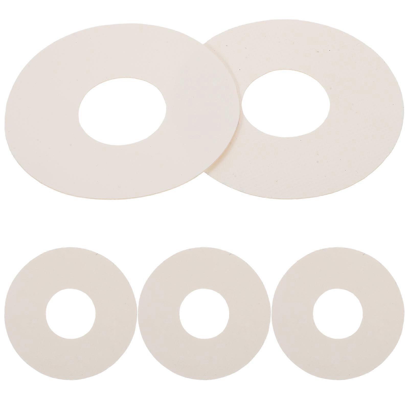 Inflatable Boat Valve Seal 5Pcs Square Gasket Durable Performance For Kayak Dinghy And Mattress Sealing