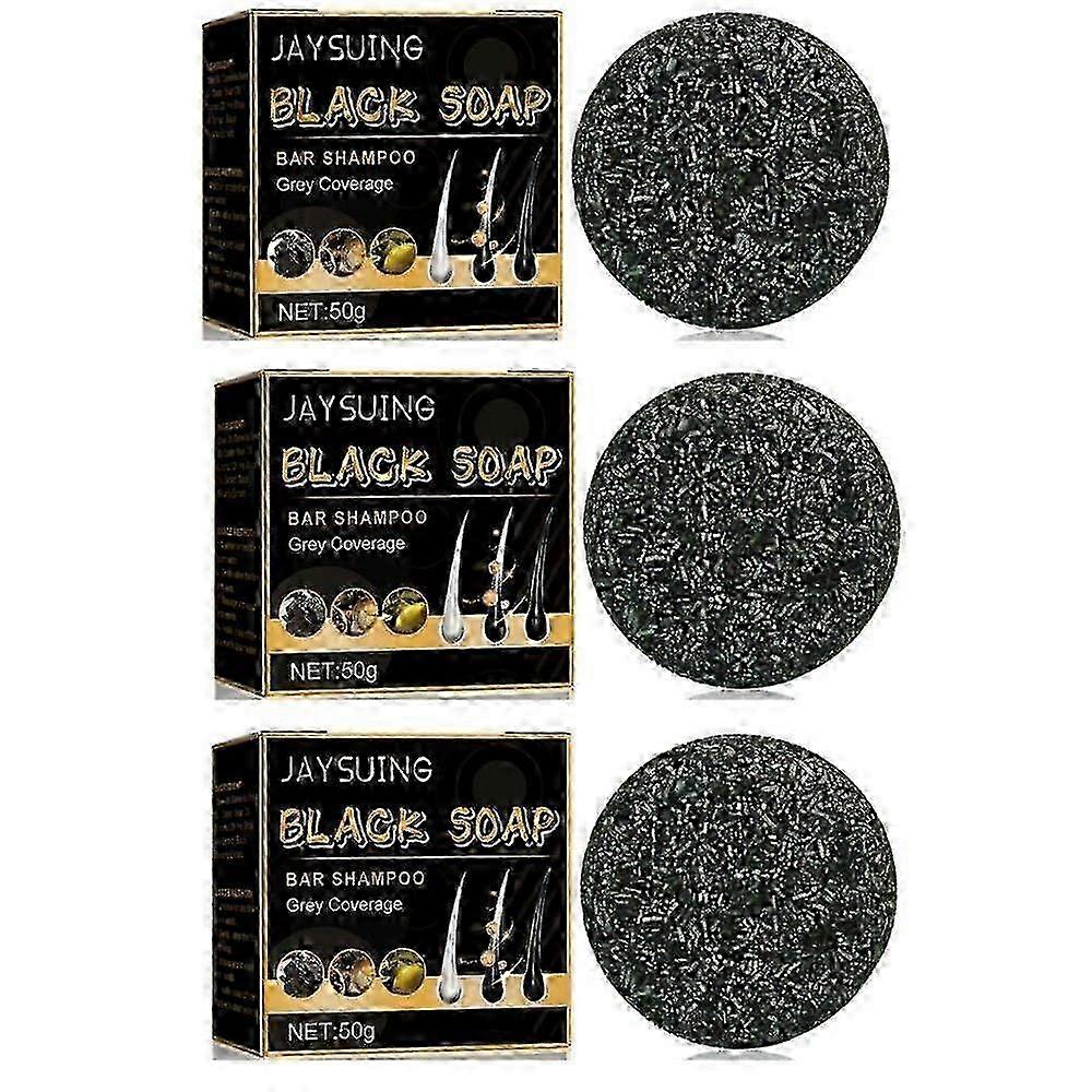 Spartan Grey Hair Reverse Bar Zeep 3 stuks voedt manen