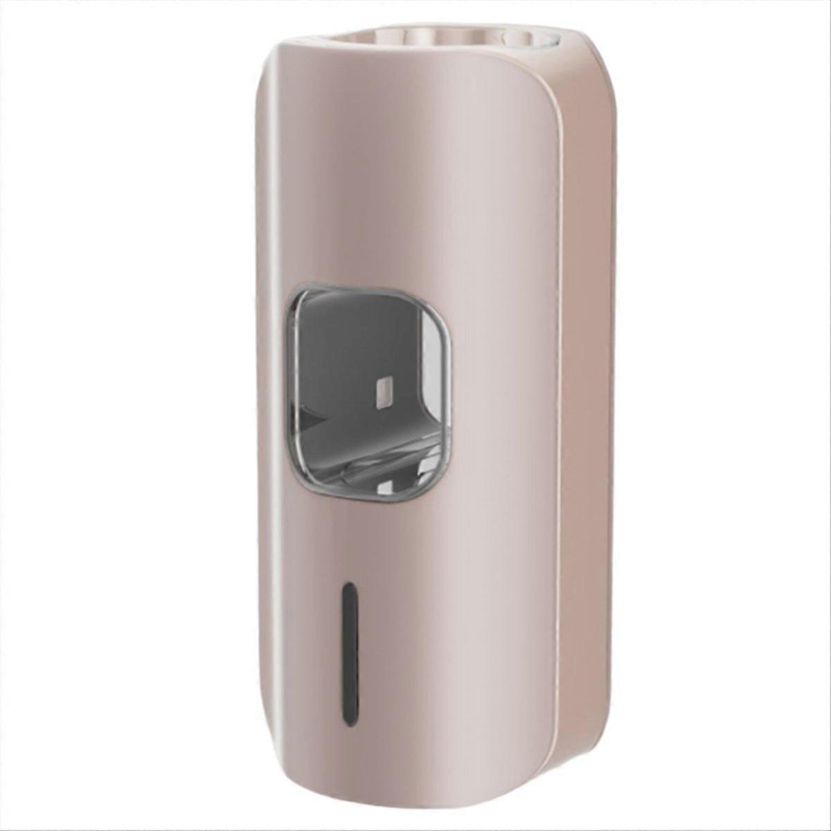 Toothpaste Dispenser, Toothpaste Squeezer Automatic Toothpaste Dispenser for Kids, Wall-Mounted Toothbrush Holder,B