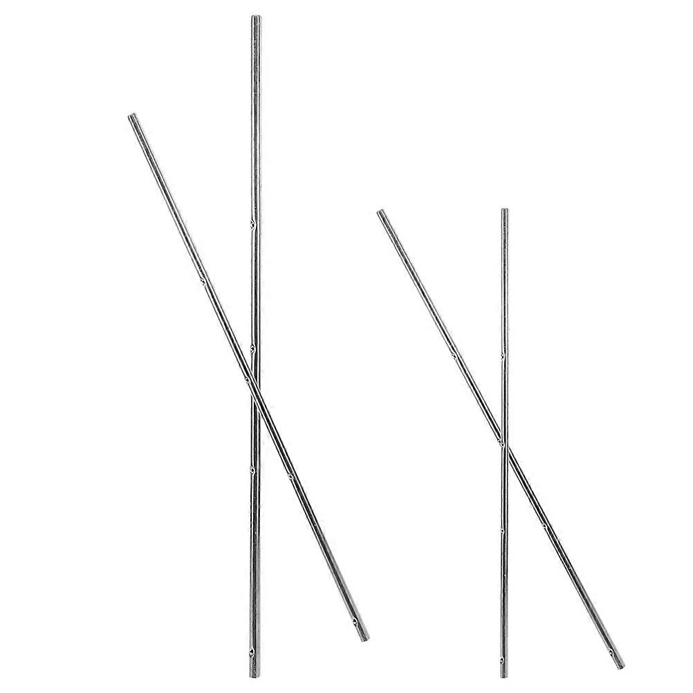 Soccer Machine Foosball Rod Replacement Metal Rod Accessory 4Pcs for Table Game