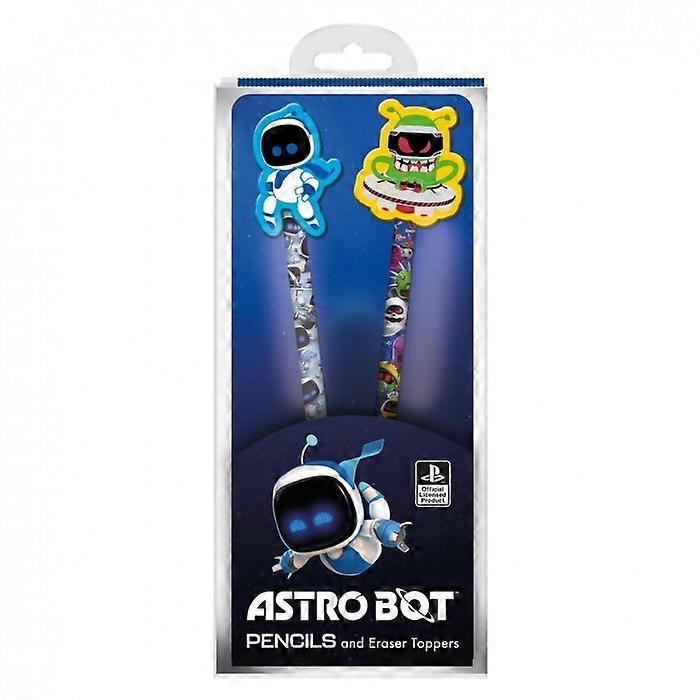 Astro Bot Astro & Nebulax Pencil & Eraser Set