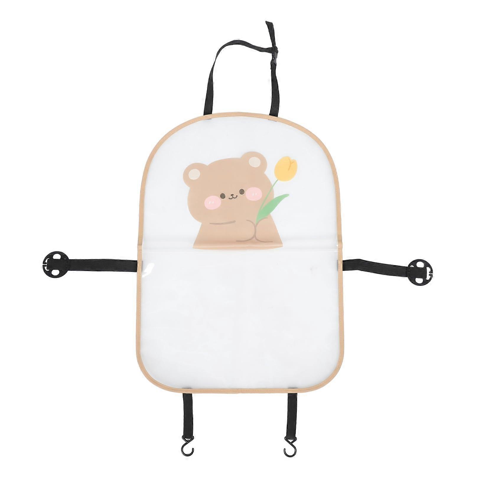 Car Seat Back Organizer and Protector with Extra Storage Pockets, Universal Fit, Easy Clean Surface