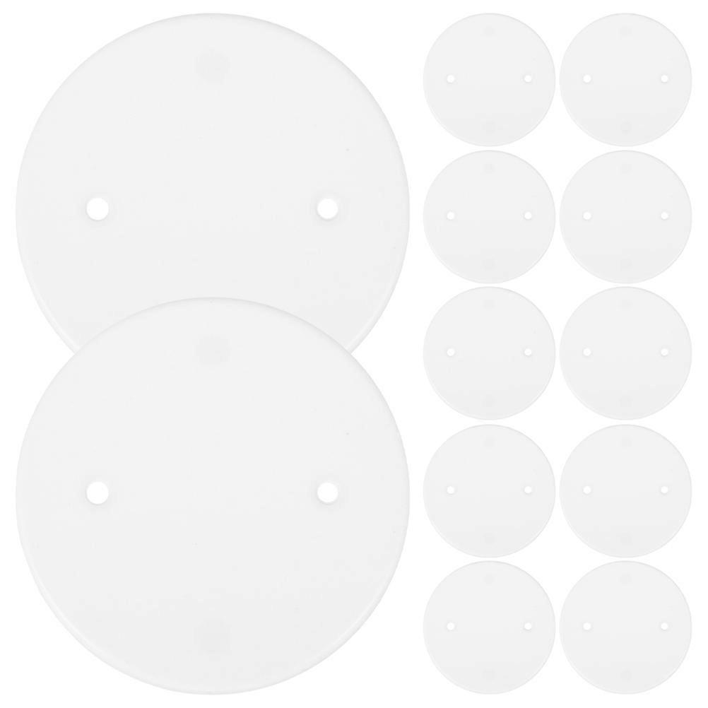 60pcs Ceiling Cover Plate Outlet Cover Ceiling Wiring Application Electrical Panel Cover