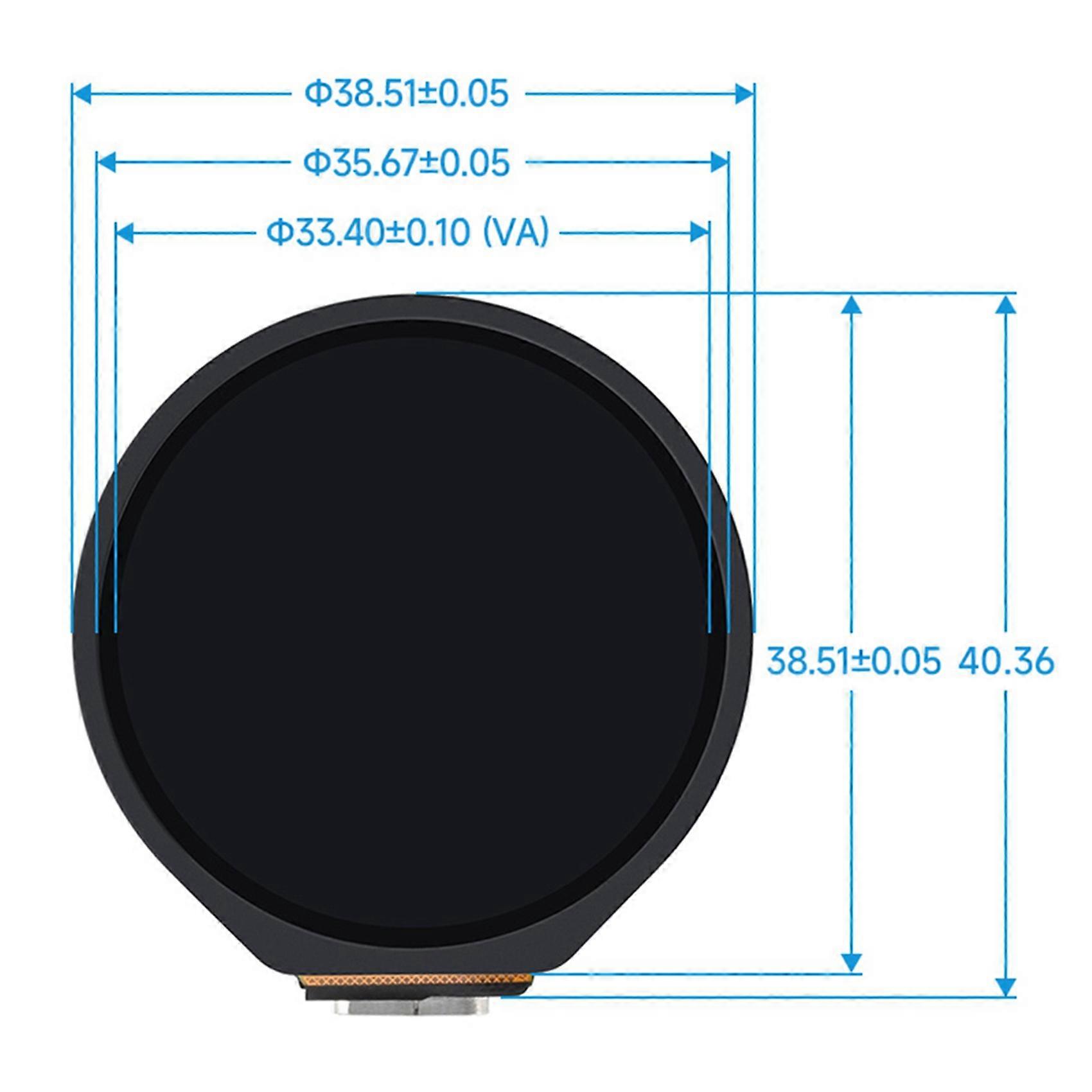 3X ESP32-S3 Development Board 1.28Inch Touch Screen Round LCD Display with WiFi Bluetooth Accelerometer Gyroscope Sensor