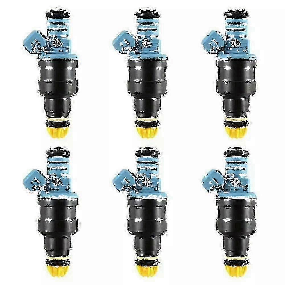 6pcs Car Fuel Injector compatible - 3 E30 E36 5 E34 8 E31 7 E32 E38z1 0280150715 1734776 Fast