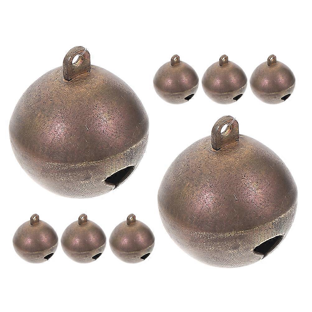 Copper Bells for Crafts Small Dog Collar Bells for Decoration 16Pcs