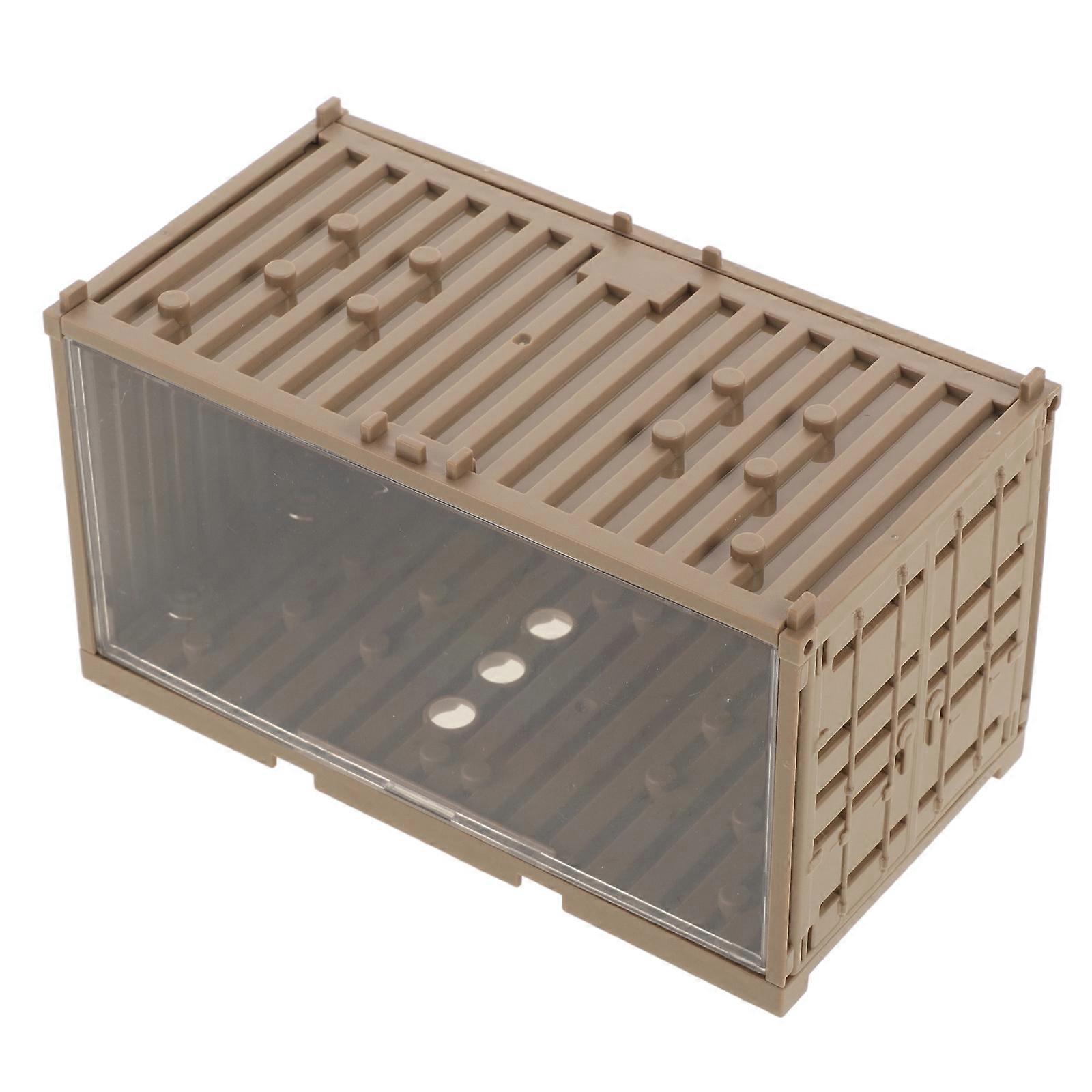 Figure Display Case Plastic Storage Box for 4Pcs Use