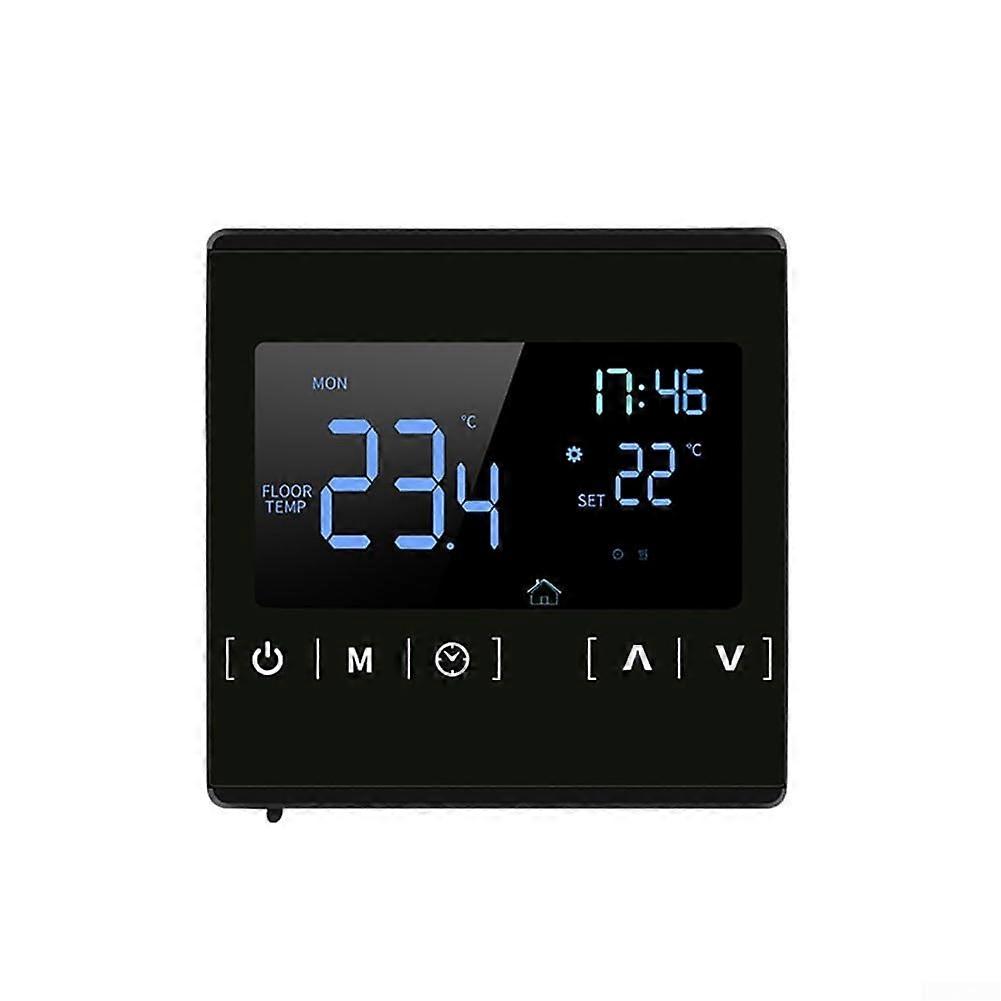Digital Heating Thermostat with Programmable Touch Screen, Wide Voltage Range for Water Heating