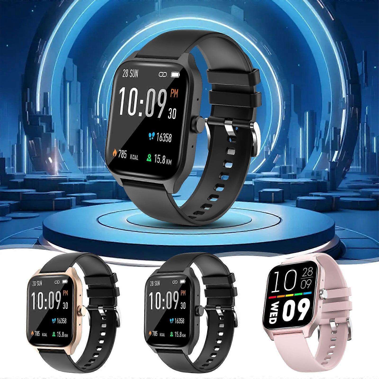Jacenvly Smart Watch for Android iOS, Full Screen Fitness Watch Compatible with Women's Smart Devices, Fall Clearance