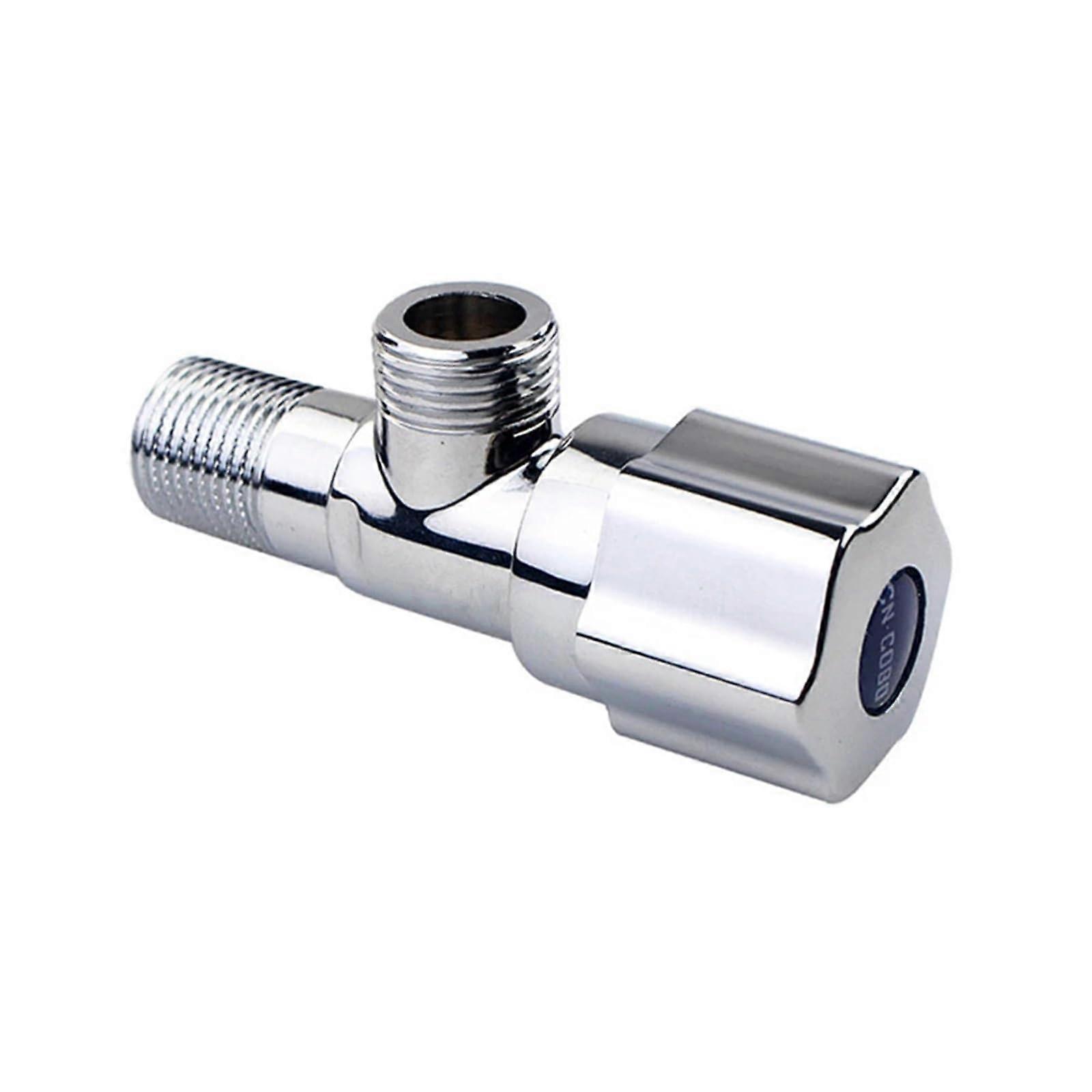 All Copper Hot and Cold Angle Valve Set for Water Heater and Toilet, LeakProof Faucet Stop 2032mm