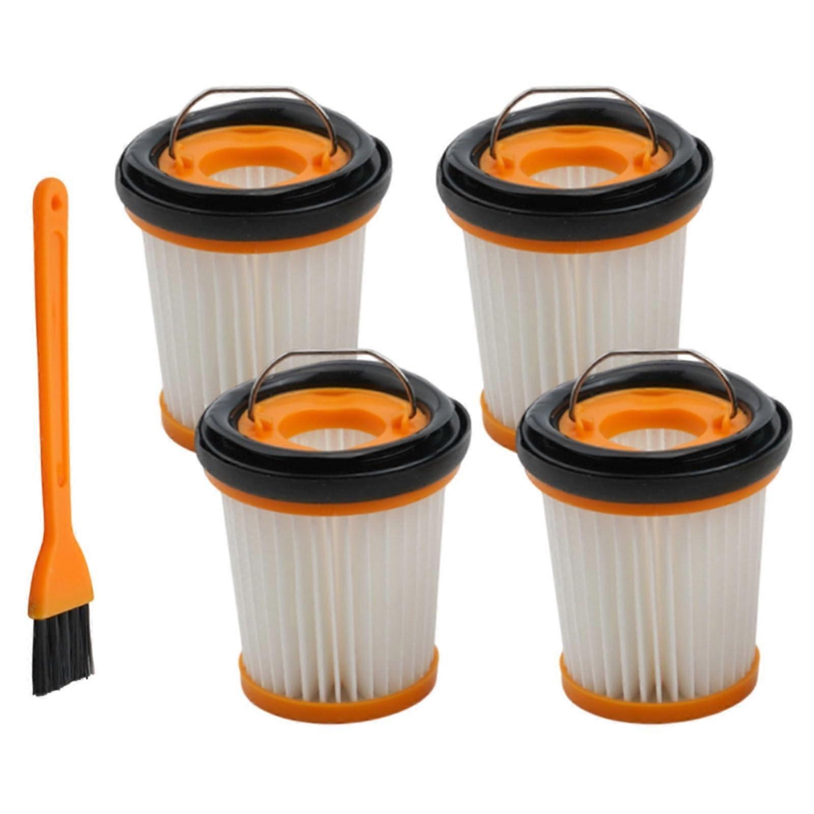 Handheld Vacuum Filter for Shark W1 W2 W3 WV200 WV205, 4Pack Replacement with Cleaning Brush