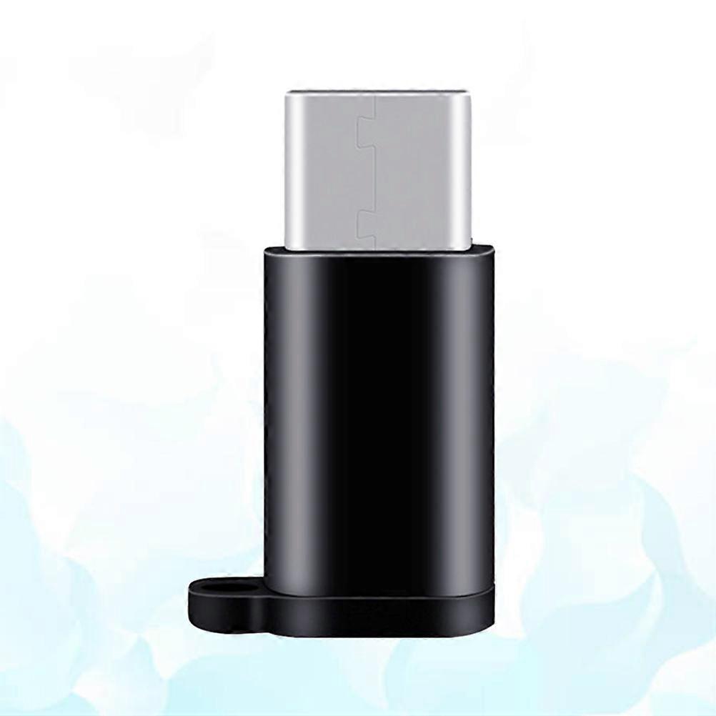 USB Type C Adapter Micro USB Female Converter for Computer Black