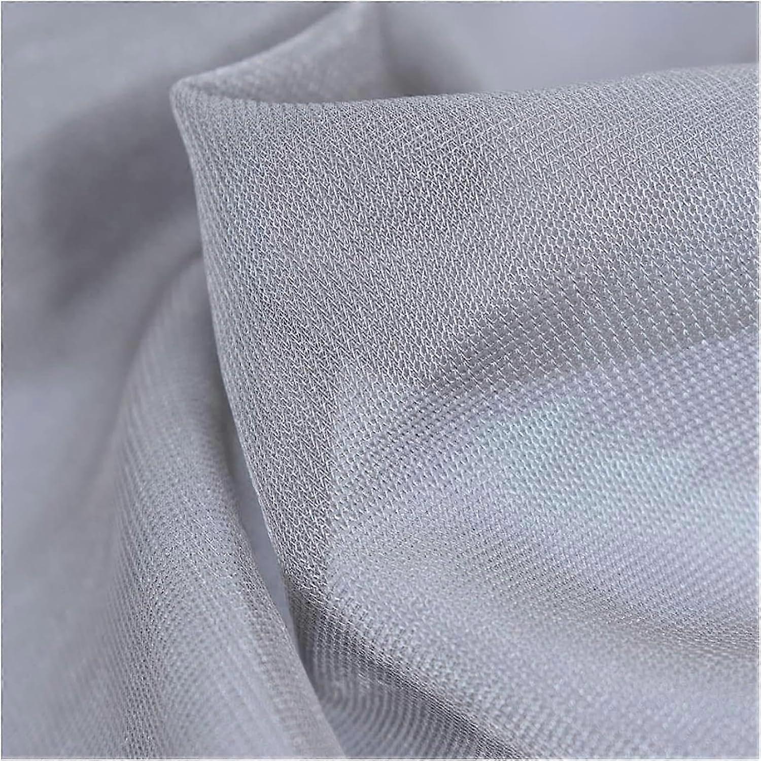 EMF Shielding Fabric Silver Plated  Conductivity RF Blocking for WiFi Bluetooth 1.5x3m