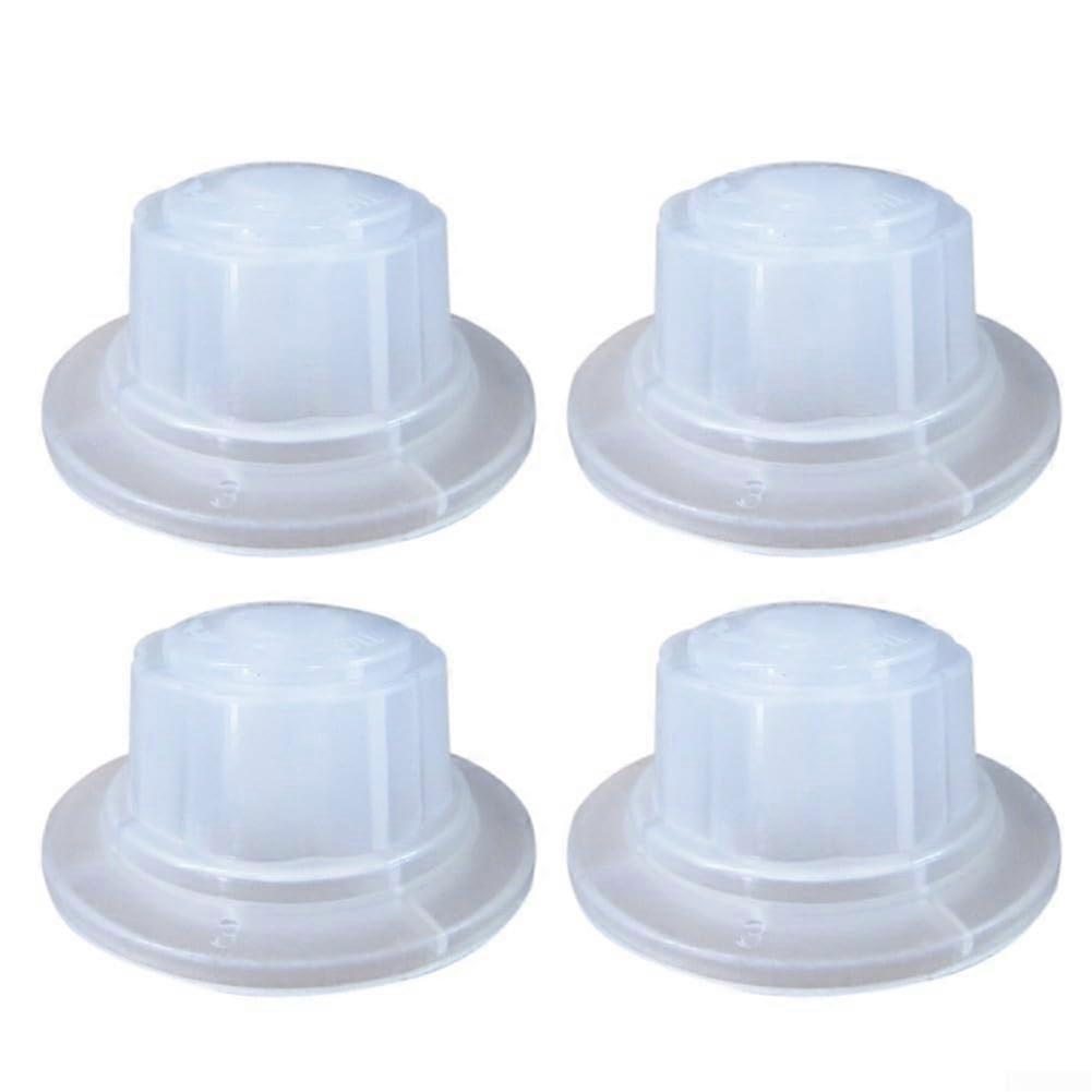 Fan Blade Fixing Nut 50x22mm White, Secure Reverse Thread for Table, Wall and Floor Fans