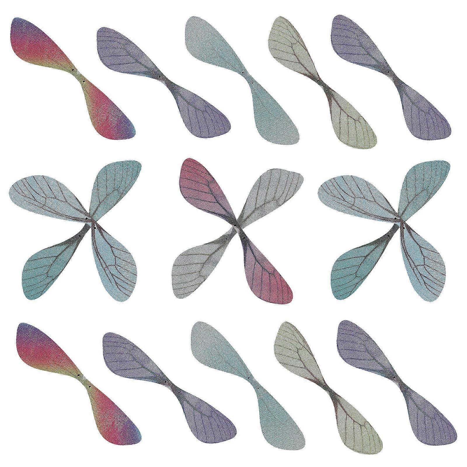 Wing Decors Handmade Dragonfly Wings DIY Earring Decors for 100Pcs