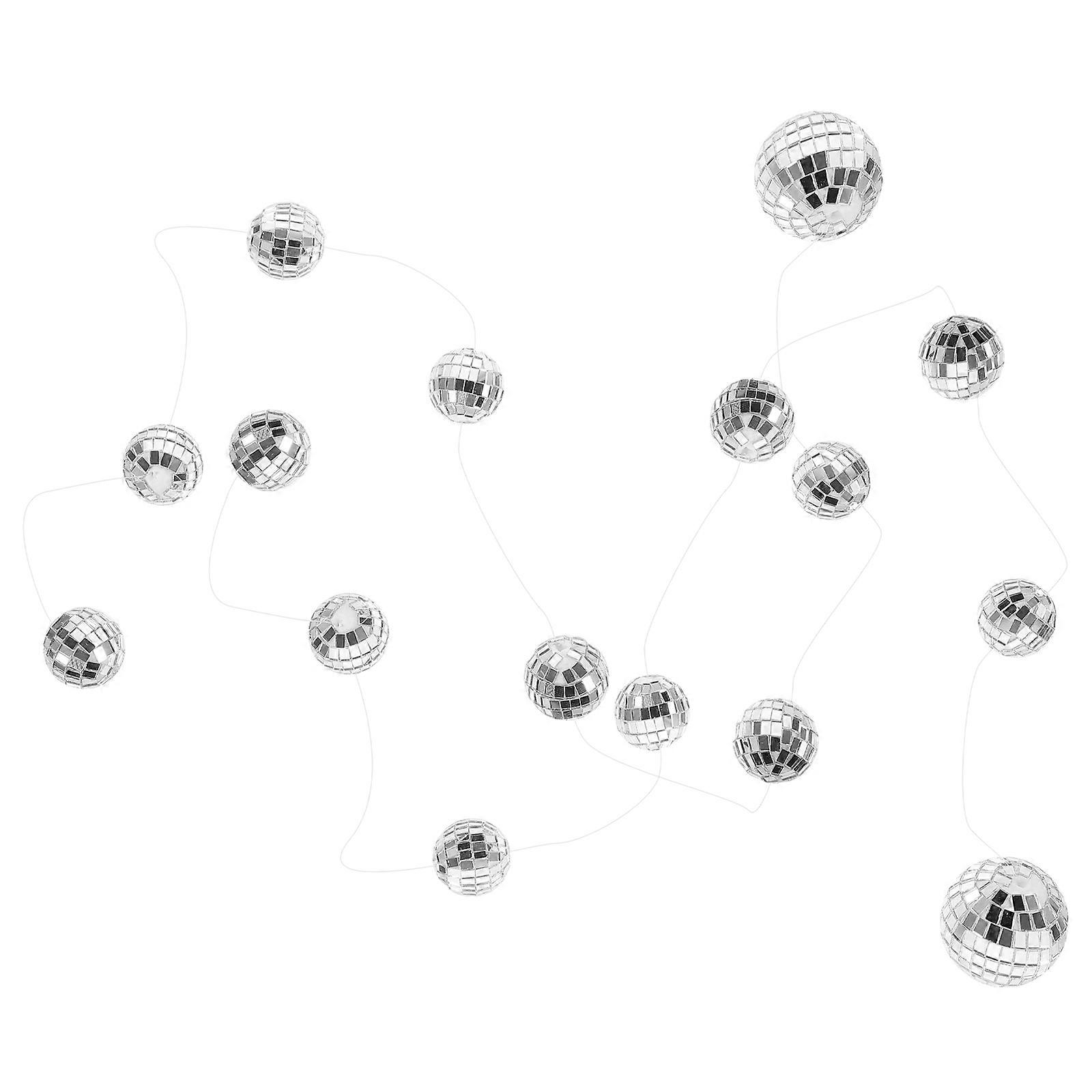 Disco Ball Decorations Light Reflection For Indoor Outdoor Decorations Round Shape 2Set