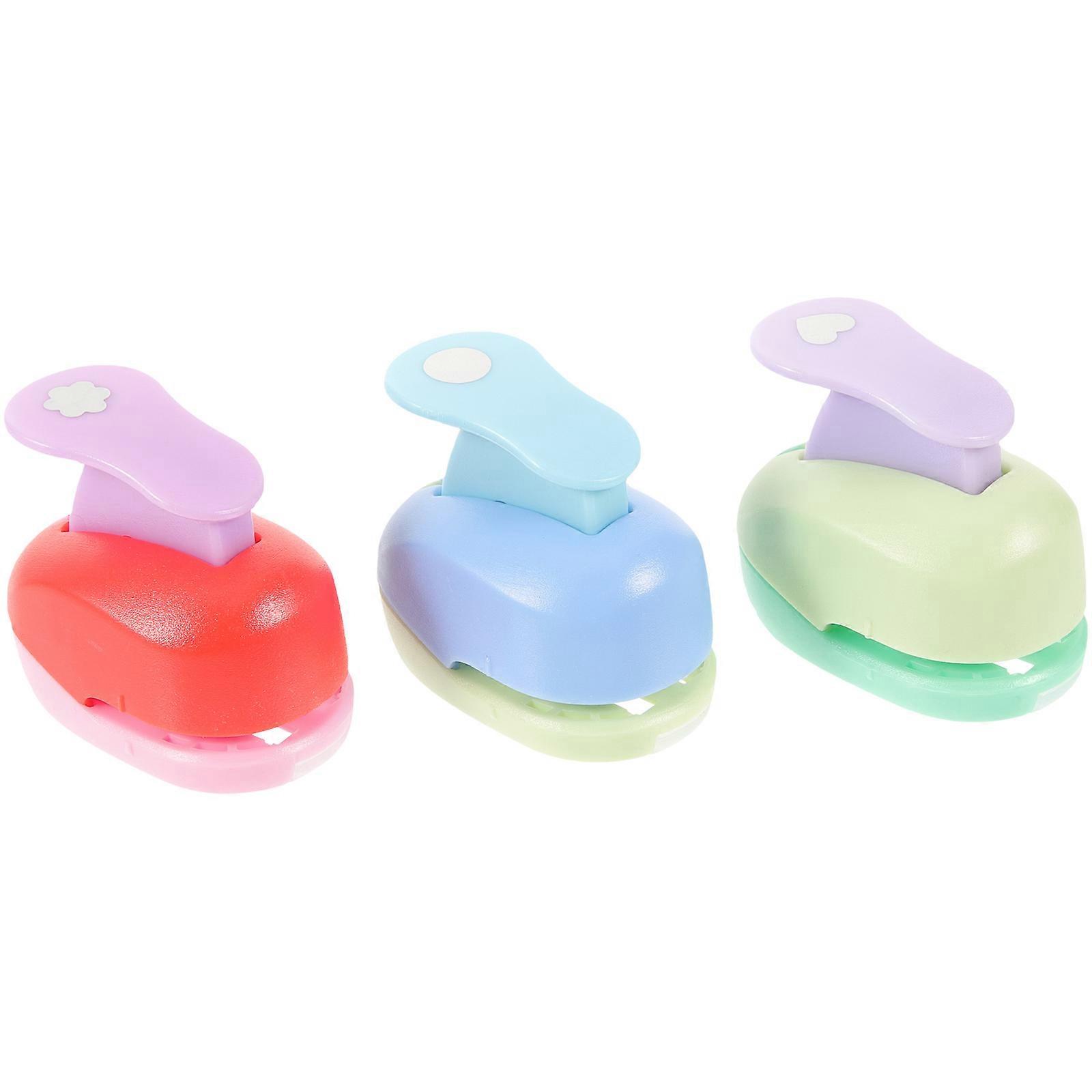 Circle Punch Paper Punching Tools for DIY Crafts 6Pcs Set Assorted Color