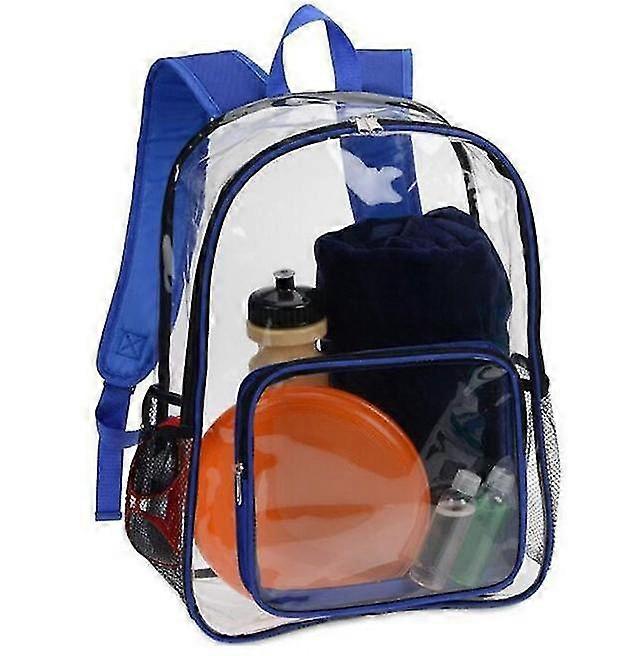 Transparent Backpack in Thick PVC, Robust p