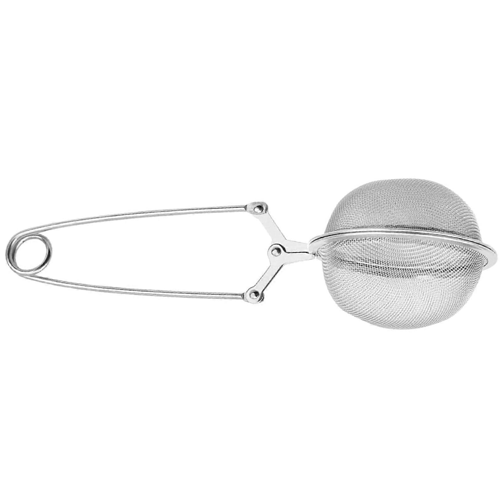 Stainless Steel Tea Infuser with Long Handle, Fine Mesh Loose Leaf Tea Strainer, Rustproof Build