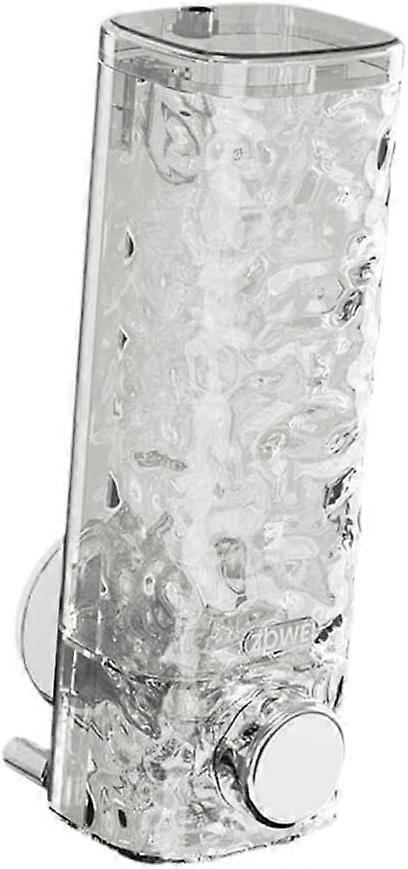 Wall Mounted Soap Dispenser 450ml Refillable Clear Lotion Shampoo Container with Suction Cup